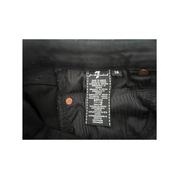 Excellent like new condition seven7 Seven denim Ankle Skinny Black SIZE 28 - Picture 6 of 7